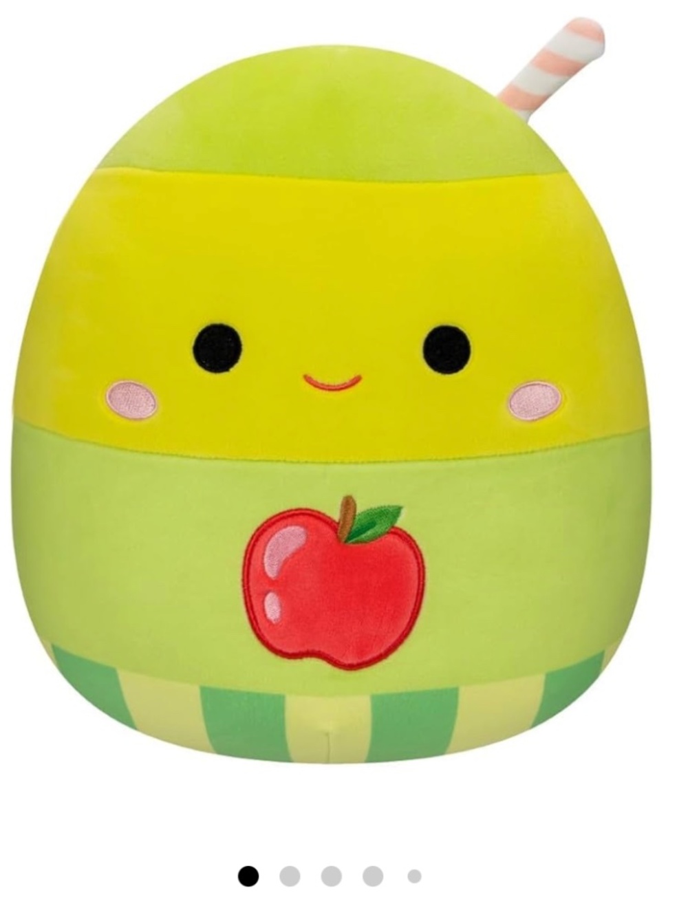 Squishmallows Jean the Apple Juice Box 8” Plush with Name Tag
